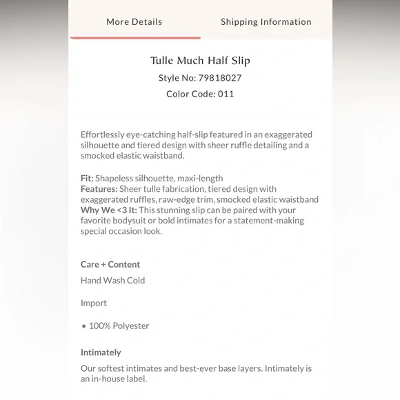 RARE Free People Tulle Much Slip. Intimately. Size Small. NWT. Purple. Sold Out! - Picture 2 of 6